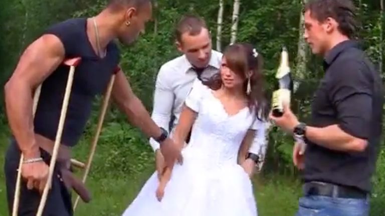 Russian porno wedding Random in the ass